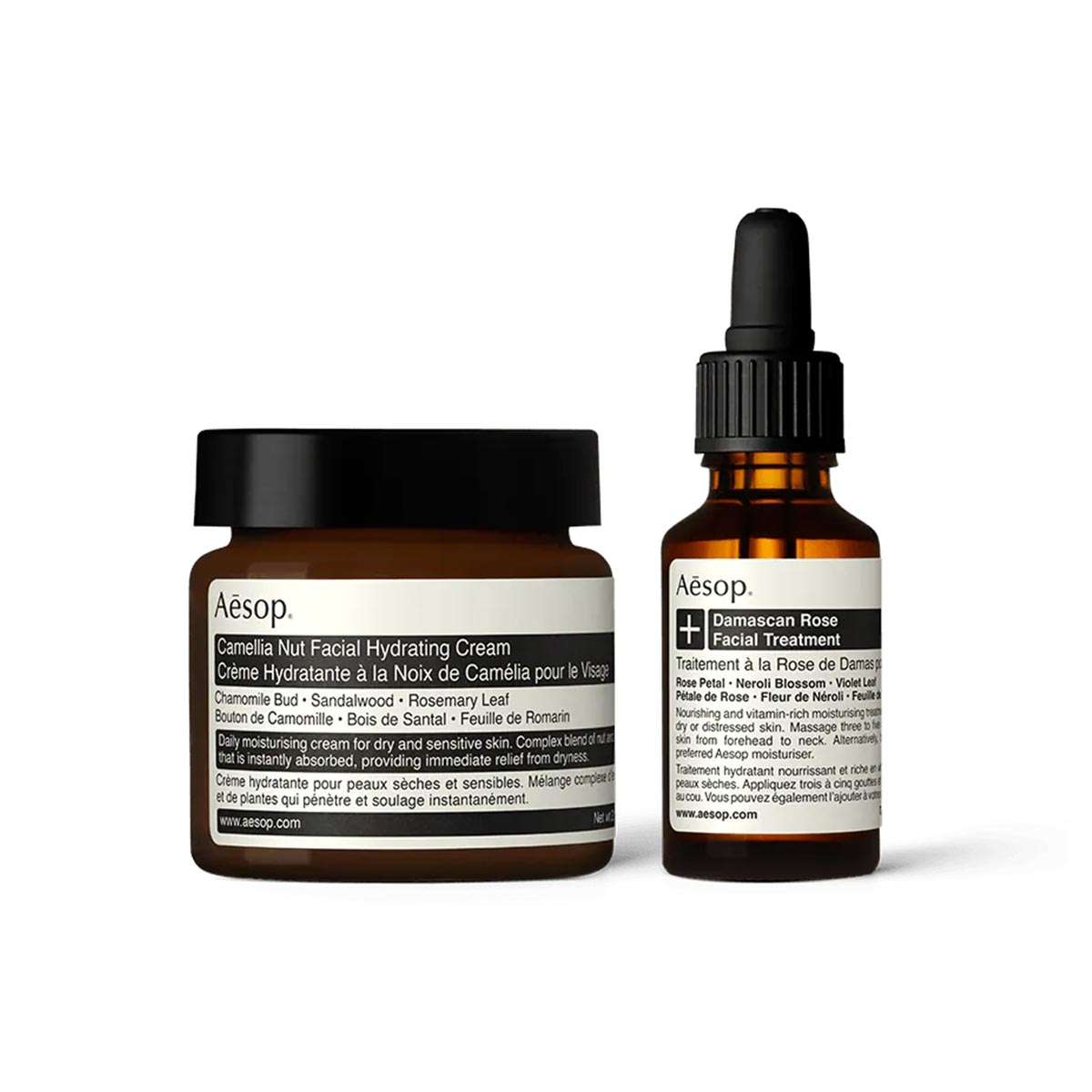 Hydrating blend for <strong>dry facial skin</strong>